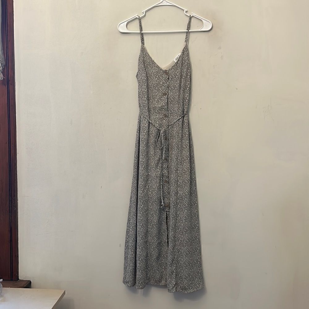 Sienna Sky animal print spaghetti strap maxi dress Size XS NWOT